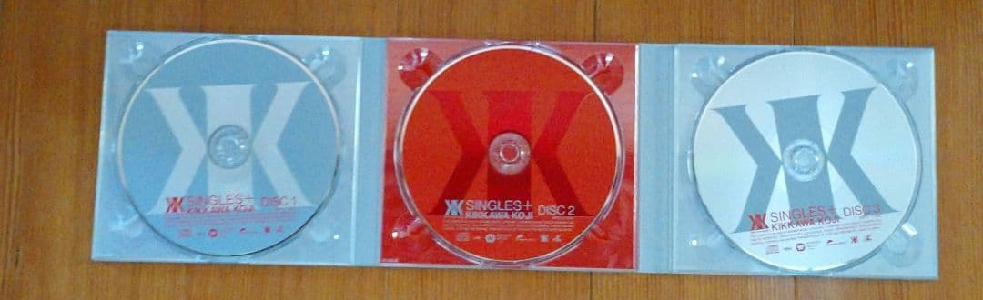 吉川晃司　「B-SIDE ＋」、「SINGLES+」(3枚組)　CD【帯あり】