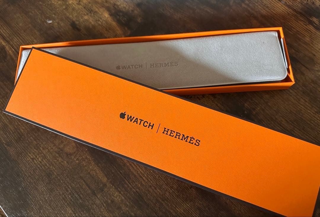 Apple Watch Hermès レザーベルト ブラウン