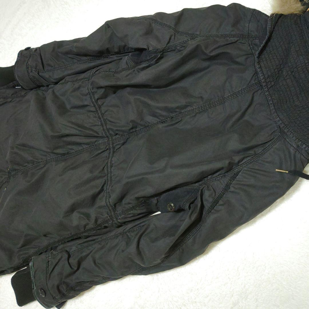 y2k goa ミリタリーコート ブラック ファー Y2K G.O.A ロング