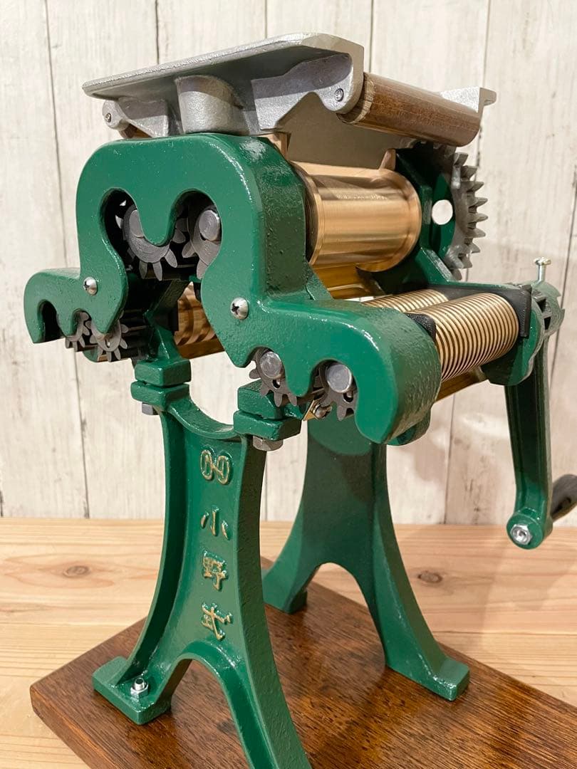 小野式製麺機　両刃【260103】説明書コピー.トラブル予防ガイド.麺帯ハンガー