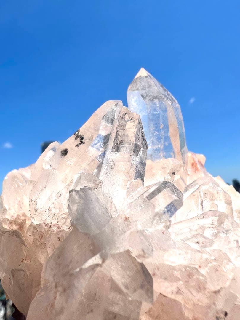 美✨希少✨AAAAピンクヒマラヤレムリアンの神殿✨美しい大天使の女神✨翼のドレス