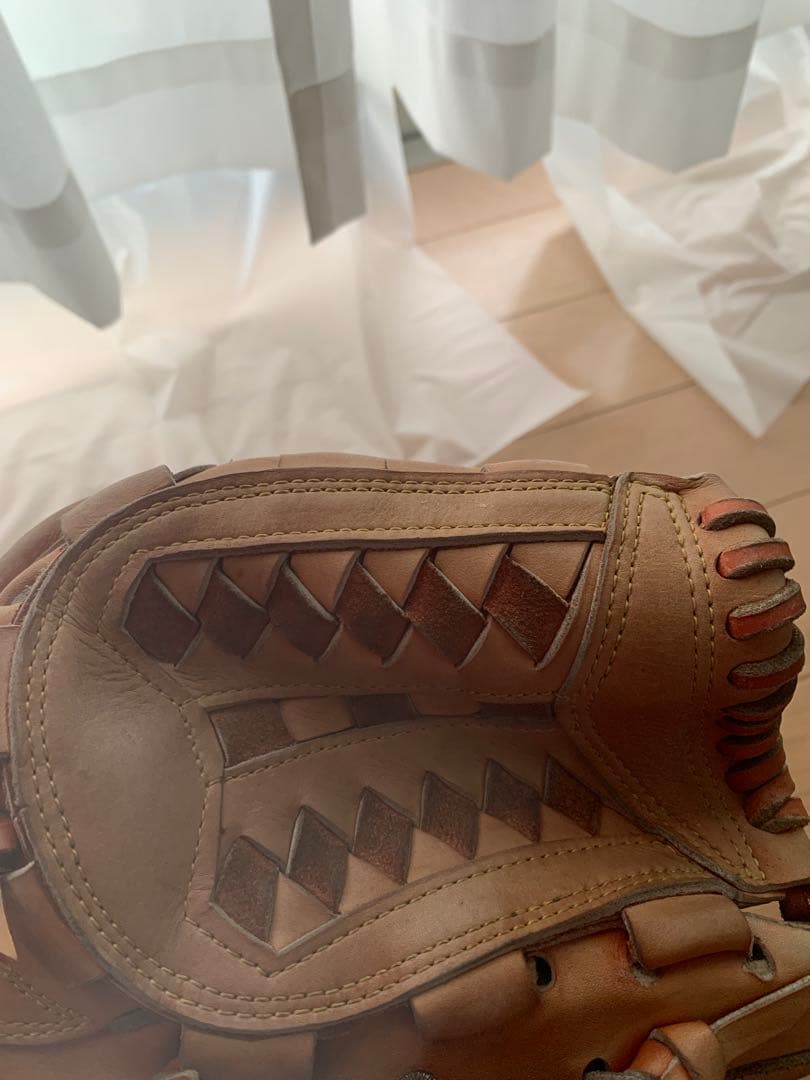 Mizuno Pro 硬式グローブ ブラウン　オレンジ