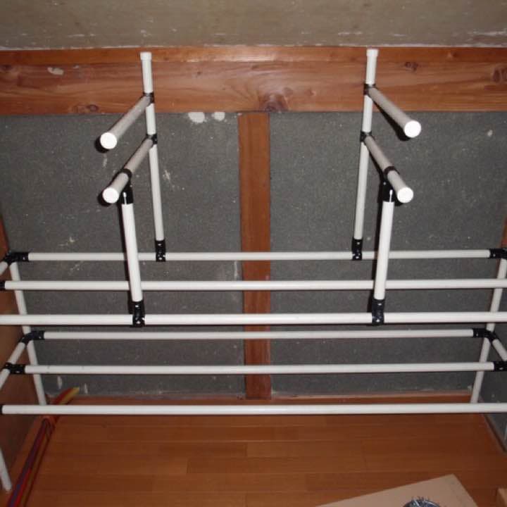 イレクターパイプ　　DIY  ボード スキー  ストッカー