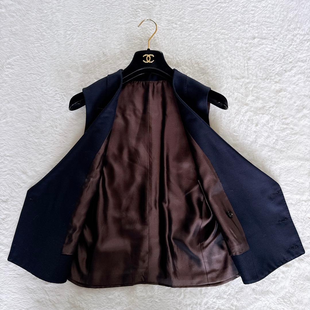 【ダンヒル】3ピース スーツ ネイビー 46サイズ