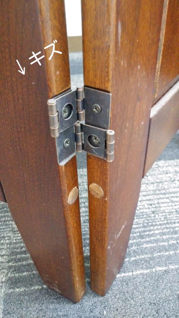 衝立⭐アンティーク風ステンドグラス入り間仕切りパーテーション♪