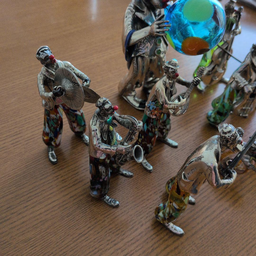 専用再出品 MURANO ムラノガラス ANGINI作 アンティーク人形セット