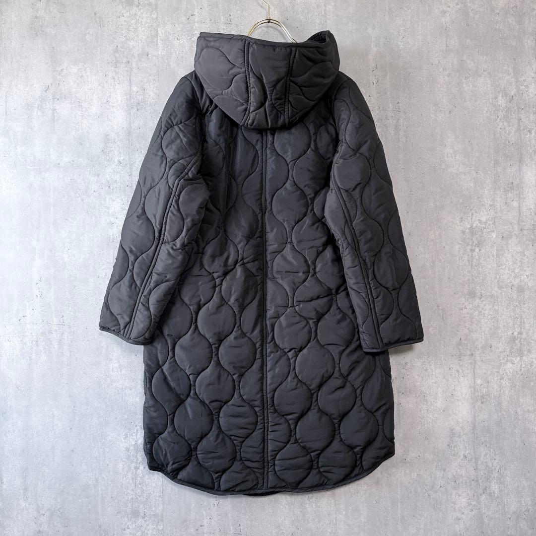 エマテイラー　キルティングフードコート 美シルエット3wayブラック 36 新品