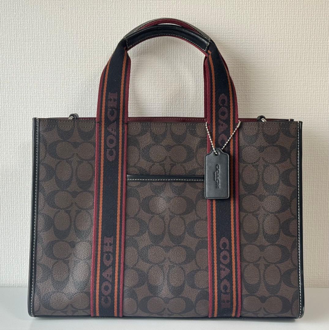 ☆コーチ スミス トート・シグネチャー キャンバス 保管品☆