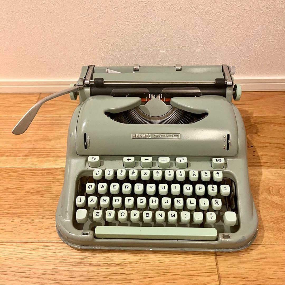 【昭和レトロ】HERMES3000 ヘルメス タイプライター パイヤール社