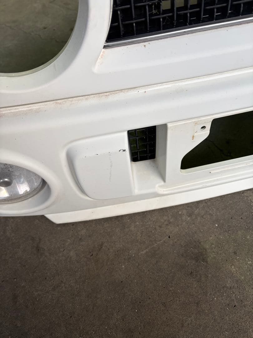 HE21Sラパンss ホワイト フロントバンパー ヘッドライト付き