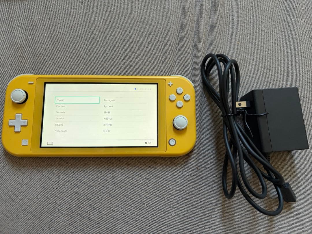 Nintendo Switch Lite イエロー 本体 充電器付き