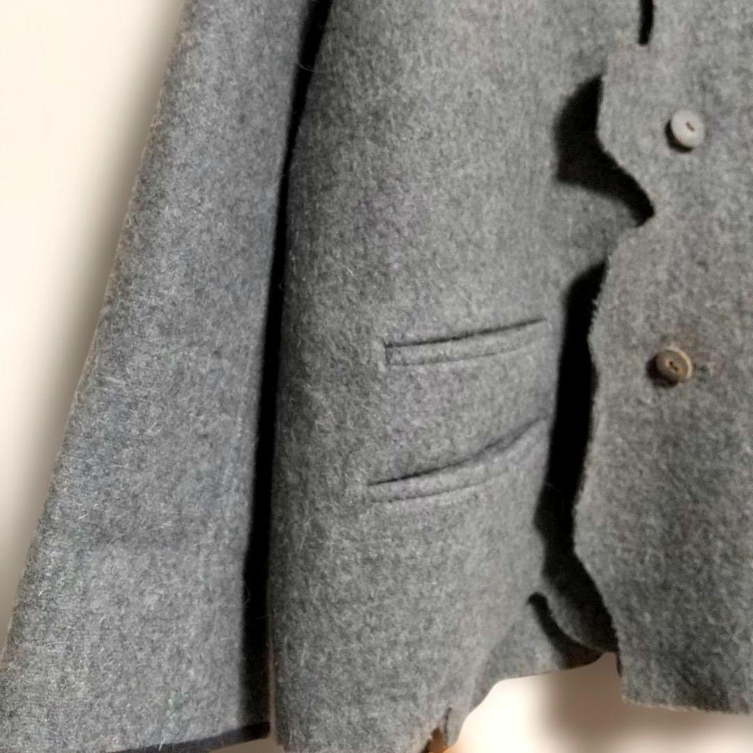 COMME des GARÇONS ノーカラージャケット グレー