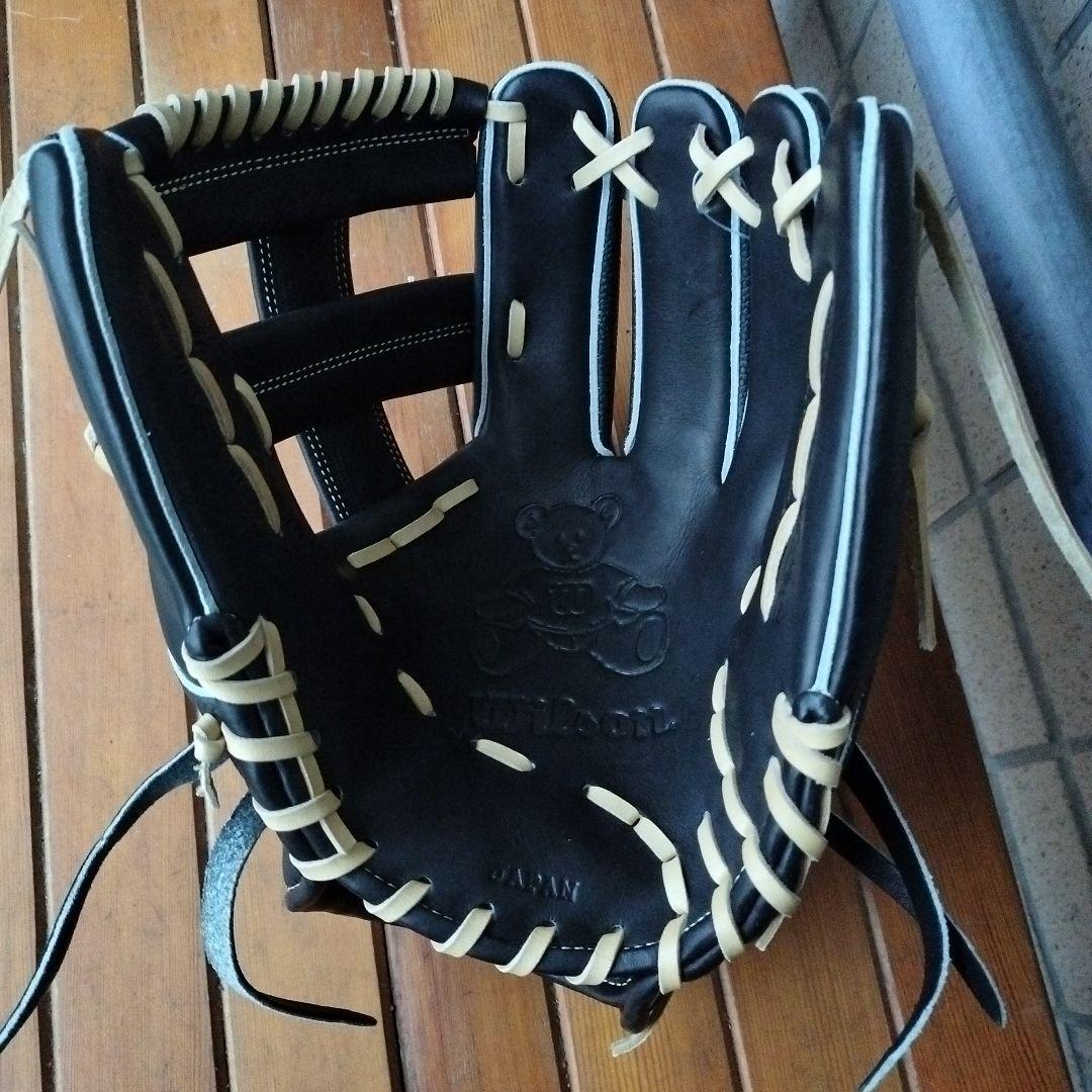 Wilson Staff 硬式グローブ ブラック/ホワイト