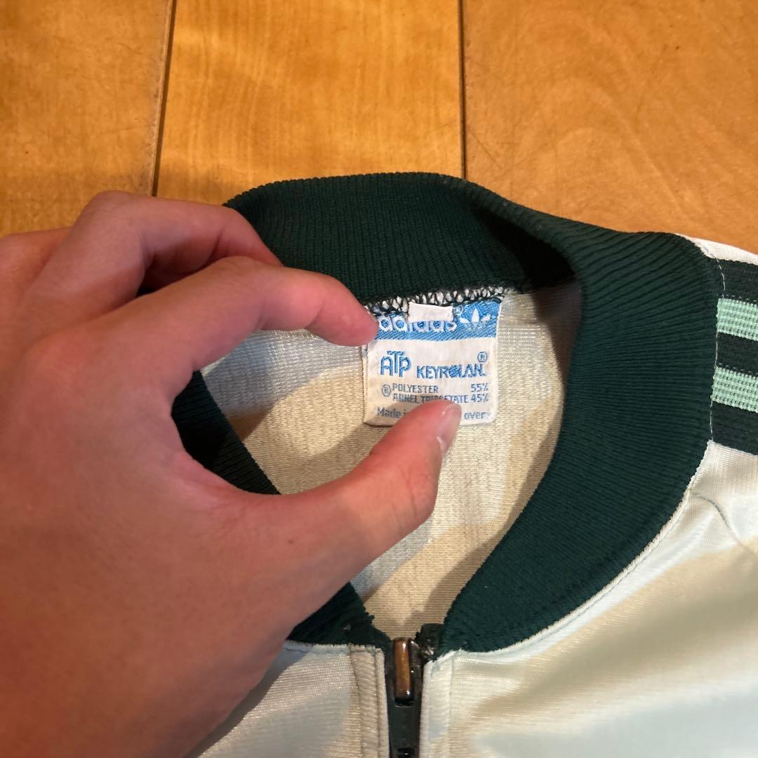 80s adidas ATP トラックジャケット ミントグリーン Mサイズ