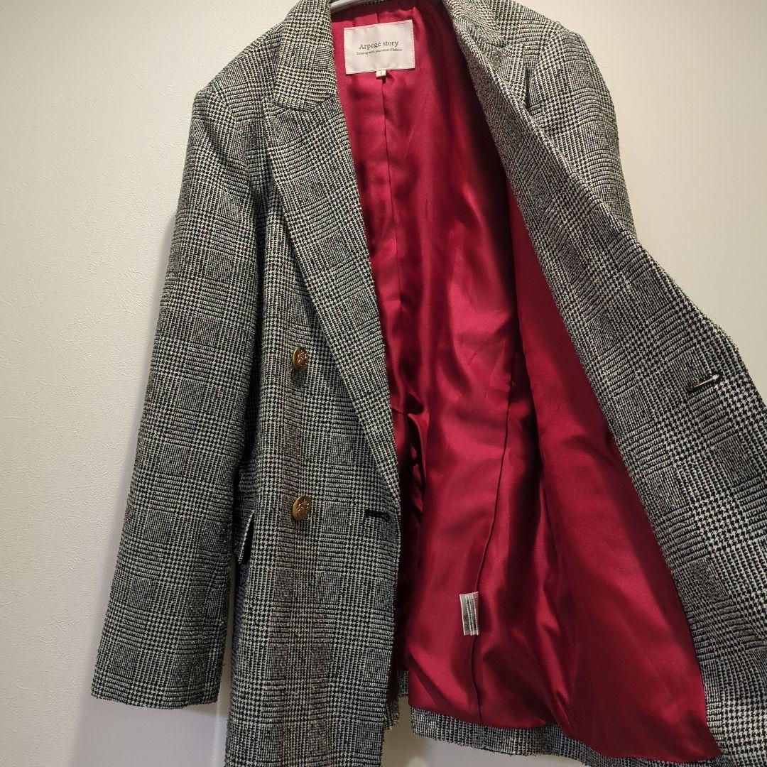 Arpege story W釦テーラードジャケット