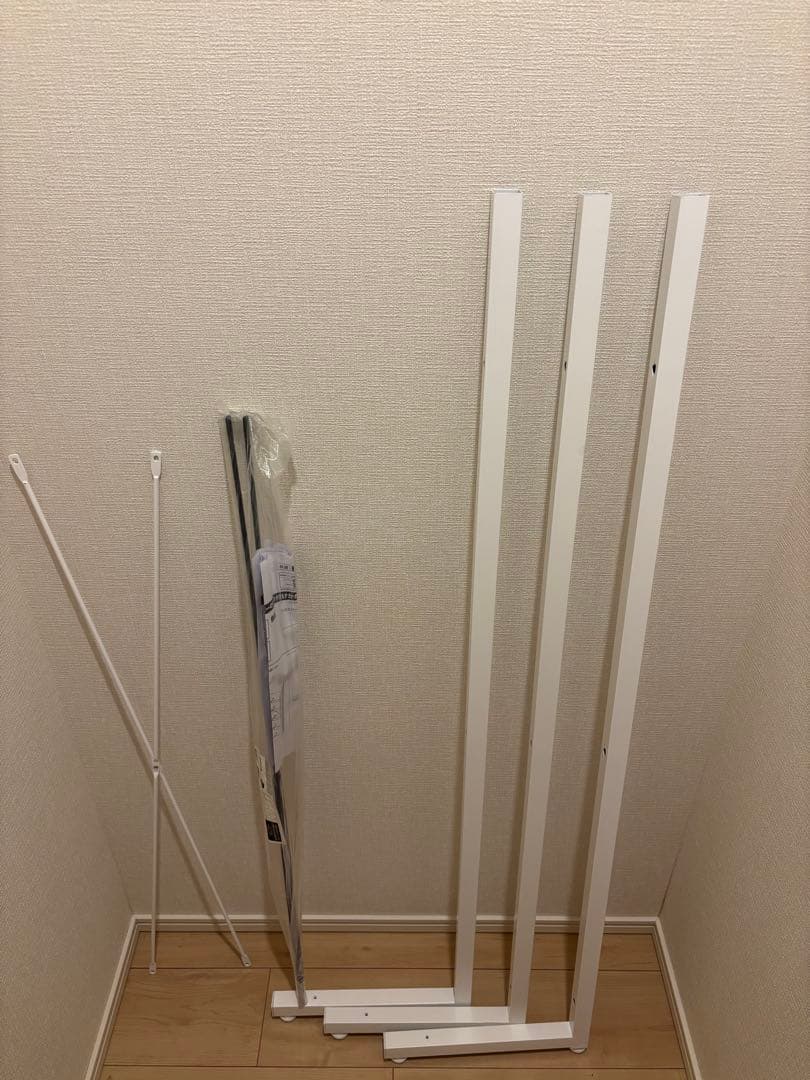 ニトリ　Nポルダ 80＋80cm ホワイトウォッシュ