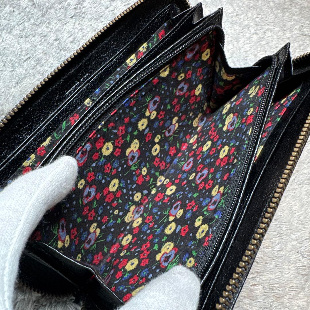 【未使用】ANNA SUI アナスイ 長財布 ラウンドファスナー ブラック