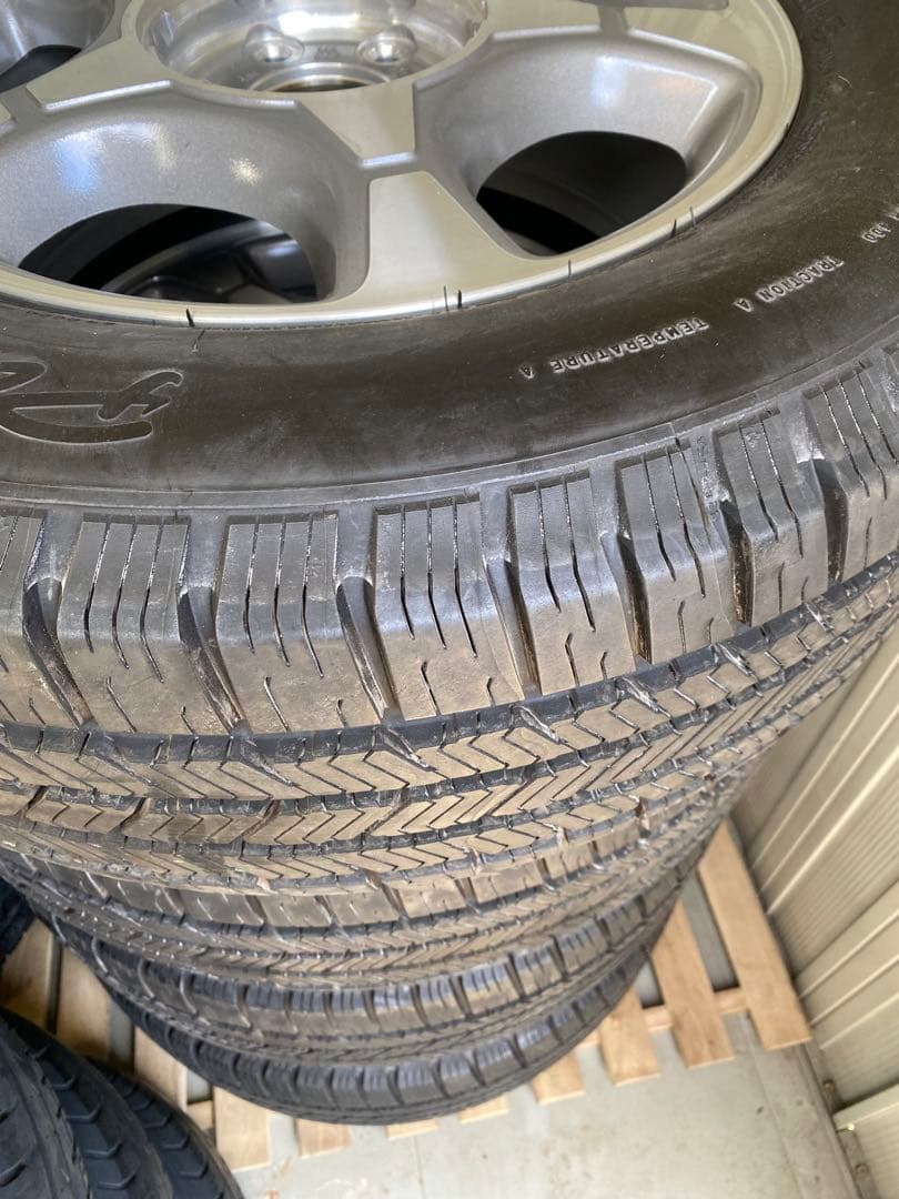 G*g様 17インチ シルバー 5スポークホイールセット