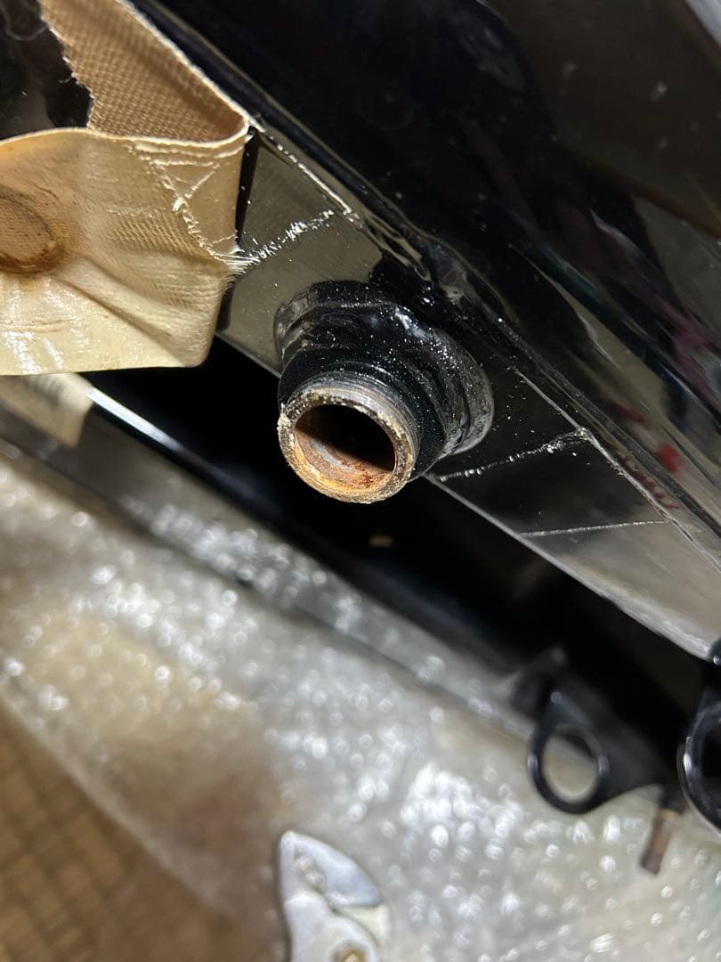 Harley-Davidson 黒 タンク チェッカーフラッグデザイン