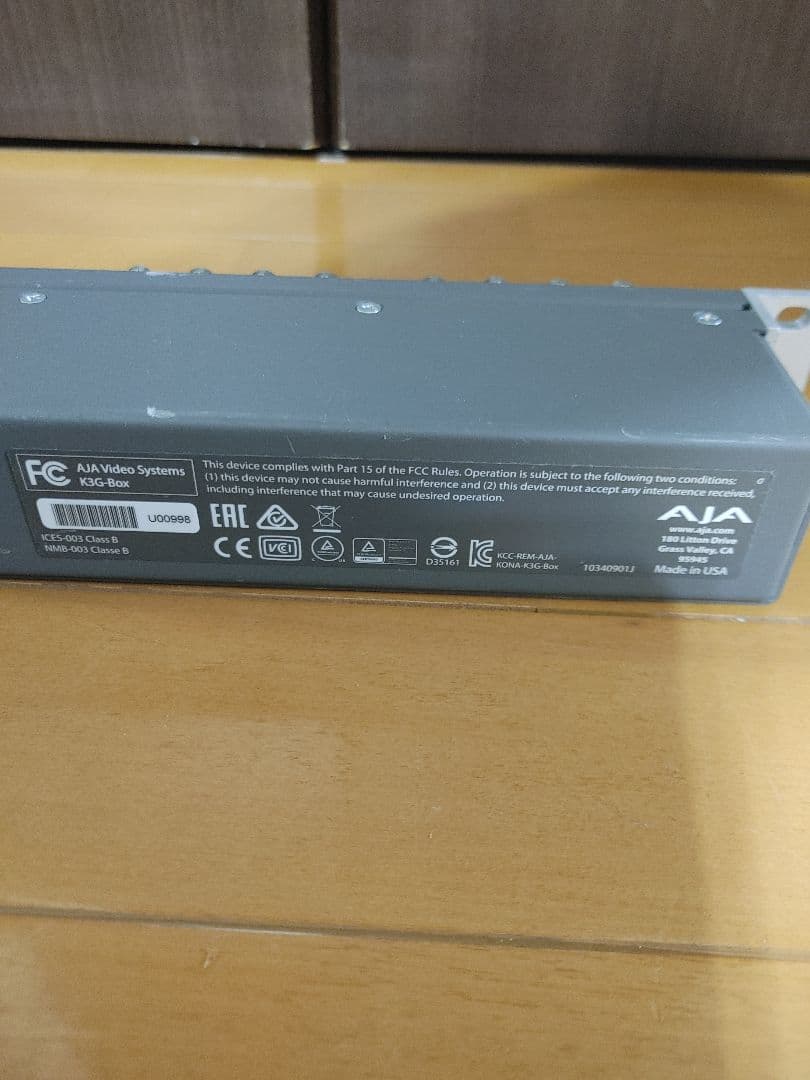 【希少・プロ仕様】AJA K3G-Box KONA 3G用ブレイクアウトボックス