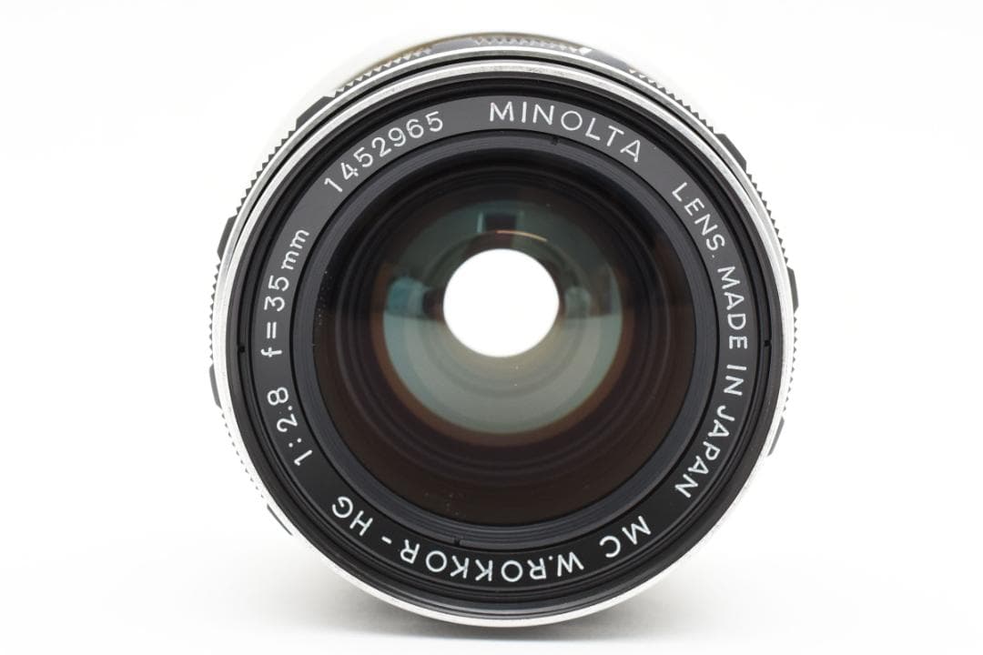 ミノルタ MC W.ROKKOR-HG 35mm F2.8 MF 広角レンズ
