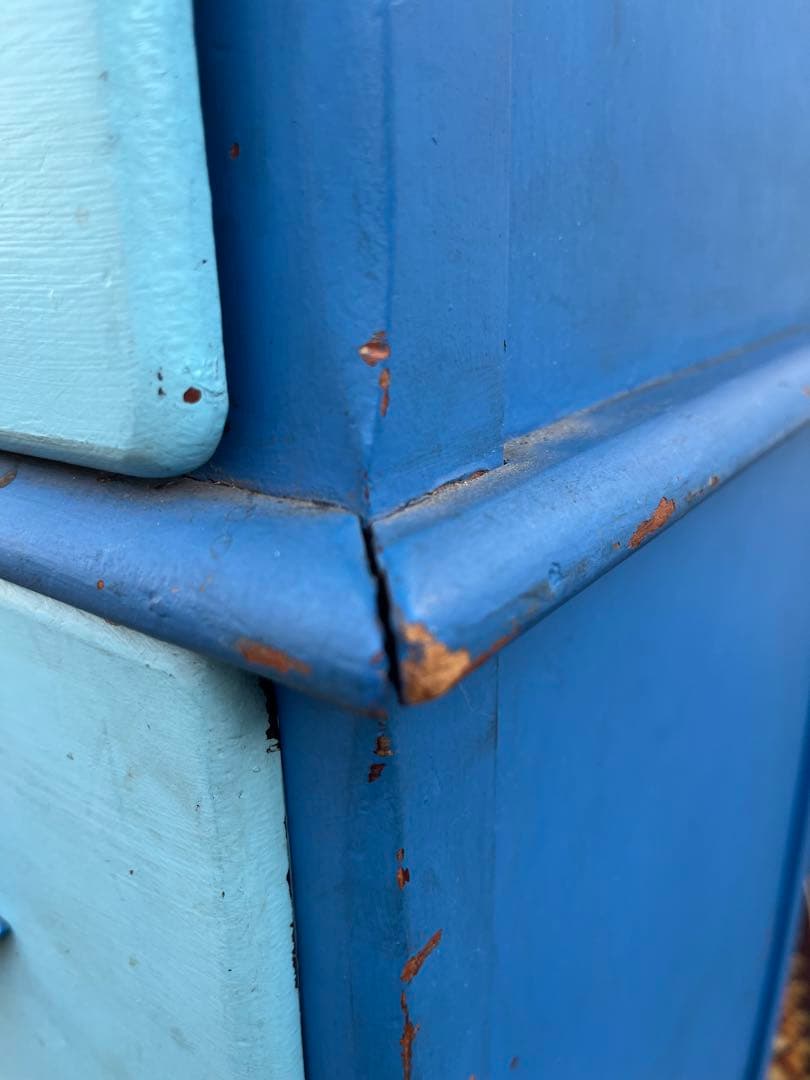 ブルー チェスト インテリア アンティーク ビンテージ ヴィンテージ 箪笥