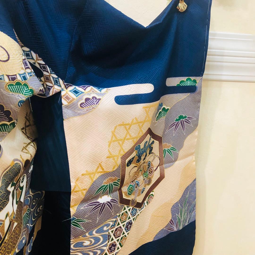 七五三 五歳‼️羽織り新品しつけタグ付き‼️人気兜鷹完全フルセット‼️家からは無し‼️