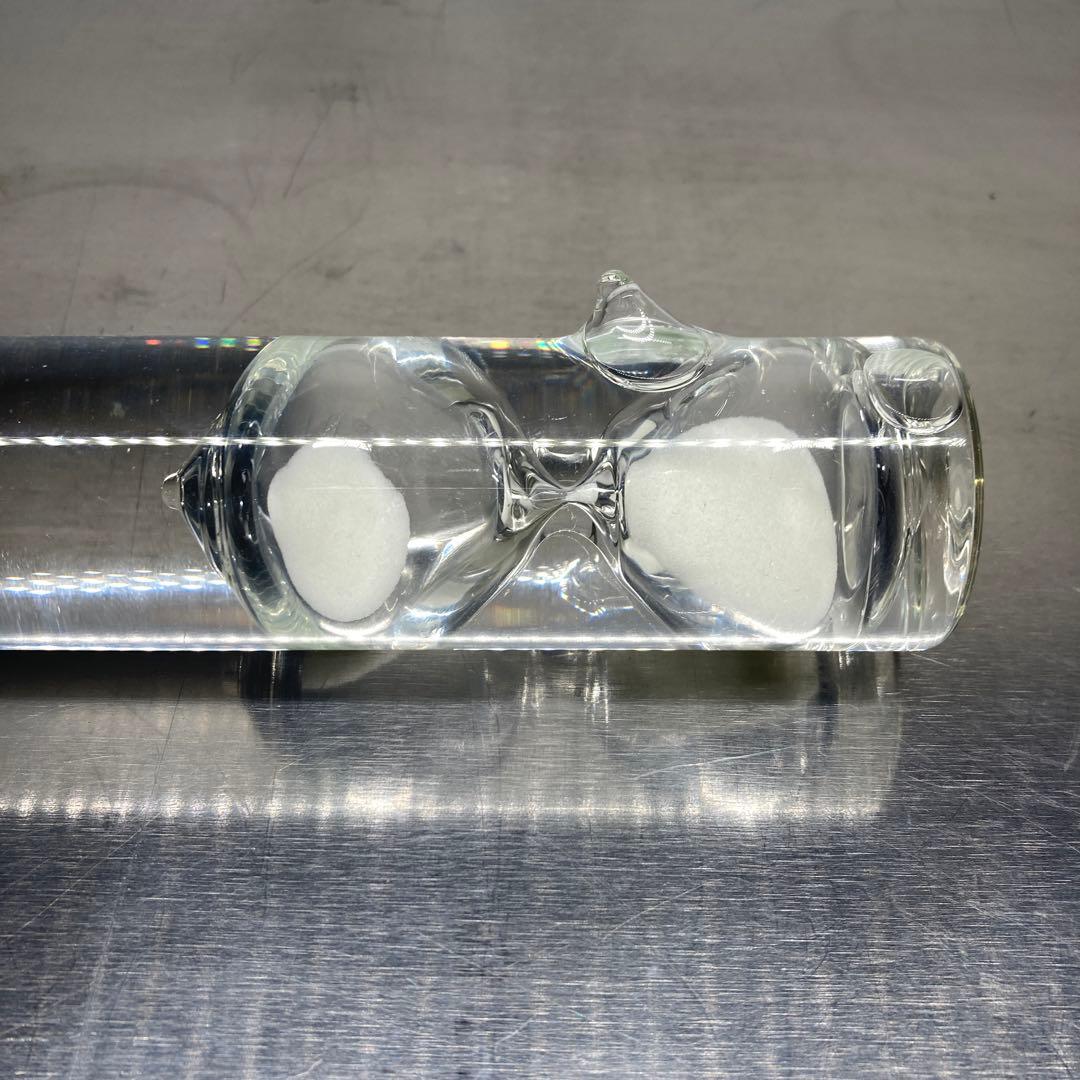 オブジェ　書斎ビンテージ　unknown ガラス製砂時計　珍品　コンテンポラリー