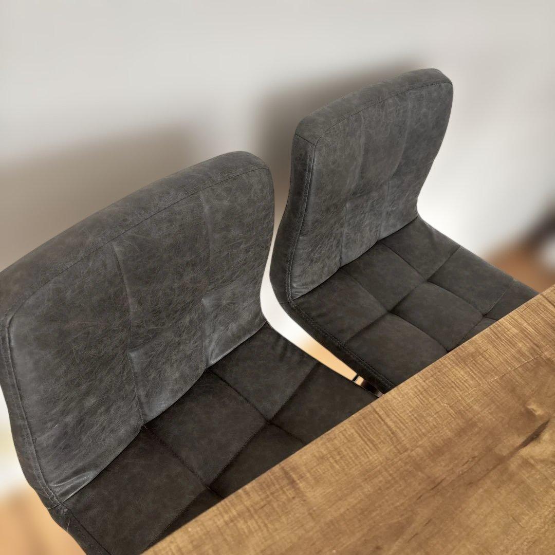 ハイテーブル　カウンターテーブル　3点セット　引き取り限定