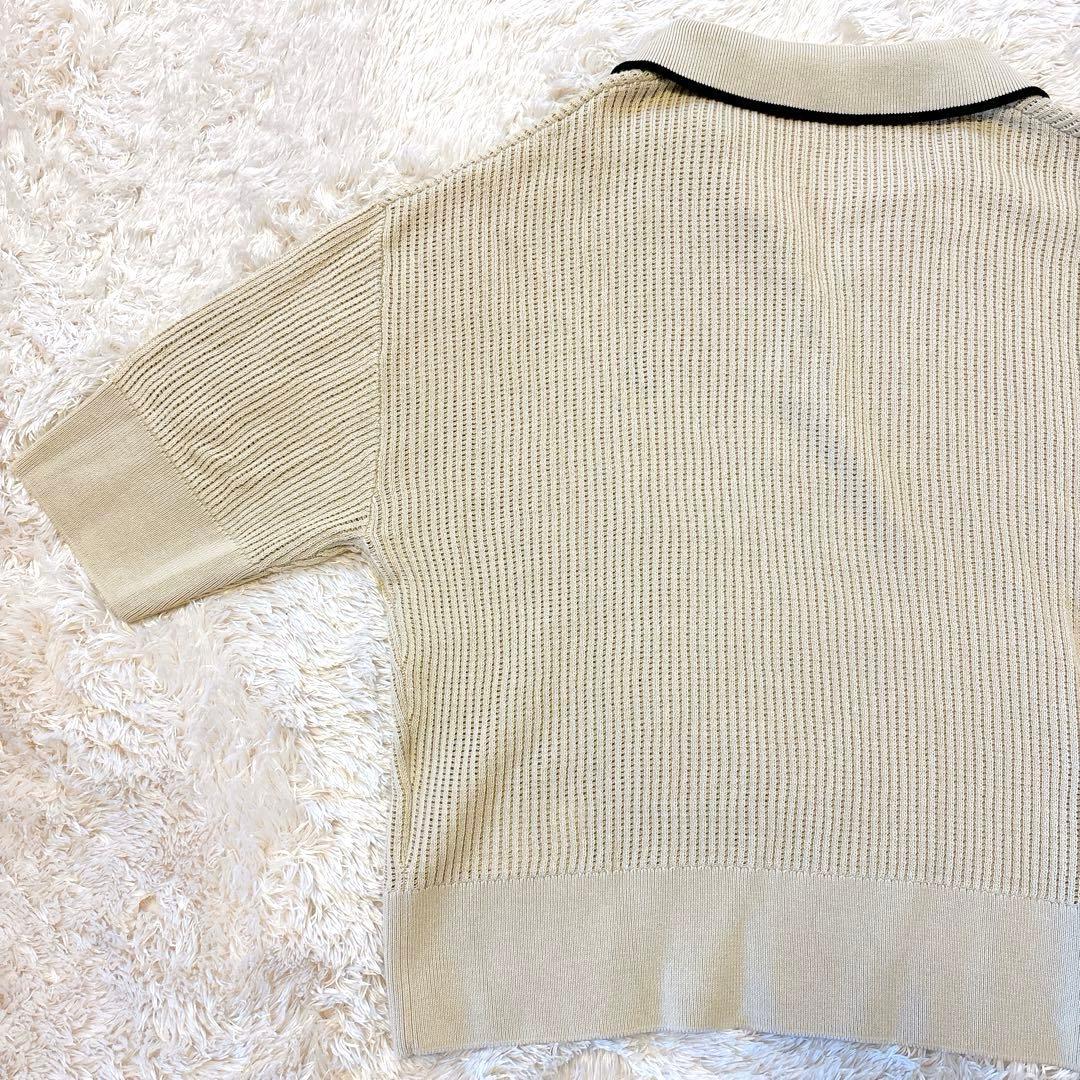 25年春夏新作　フレッドペリー　オープンカラーメッシュニットシャツ 半袖