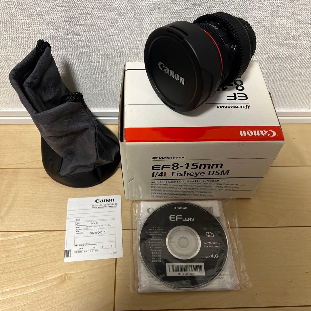 レンズ(ズーム) Canon EF 8-15mm f/4L Fisheye USM