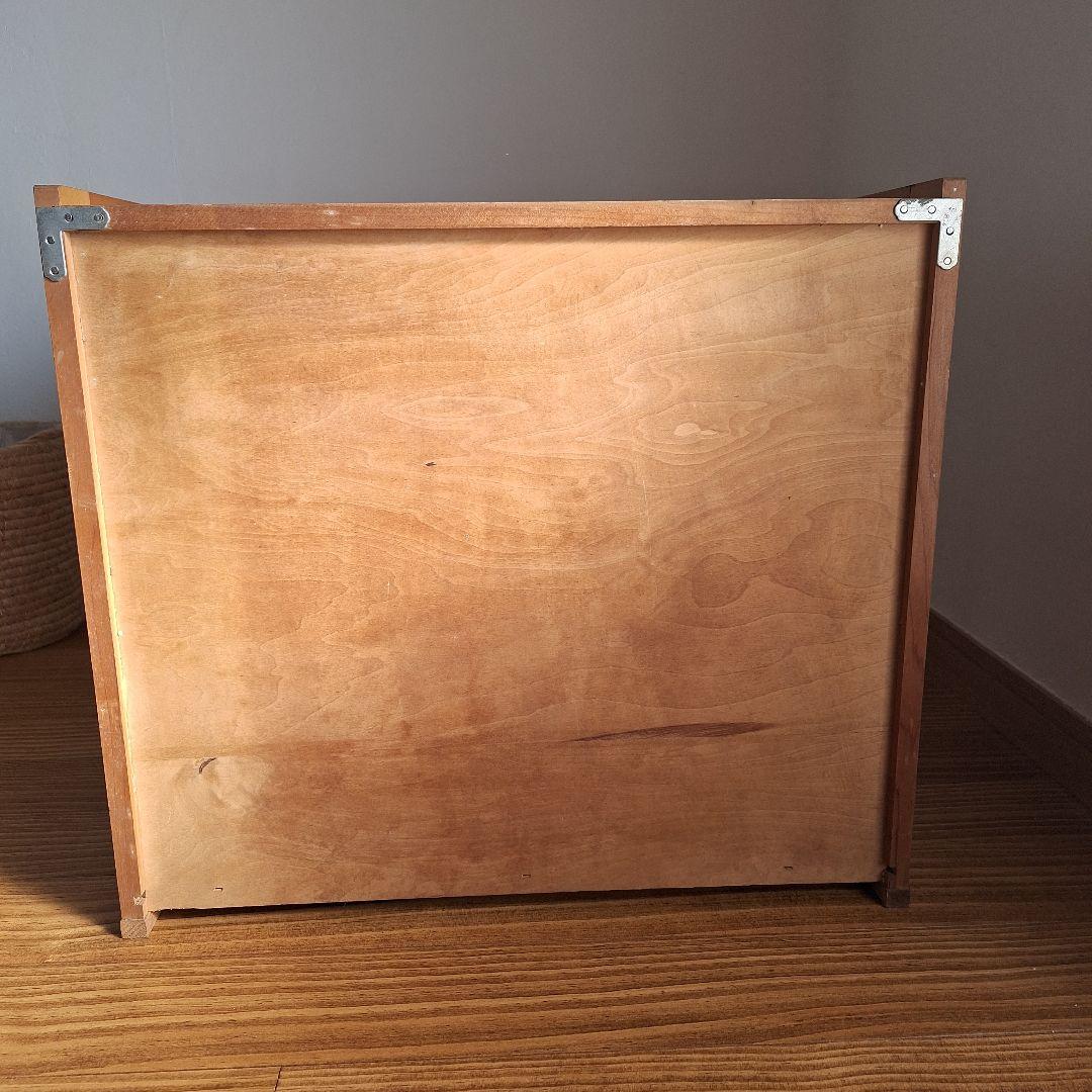 蝿張棚　　レトロ木製食品棚　アンティーク棚　フードストッカー