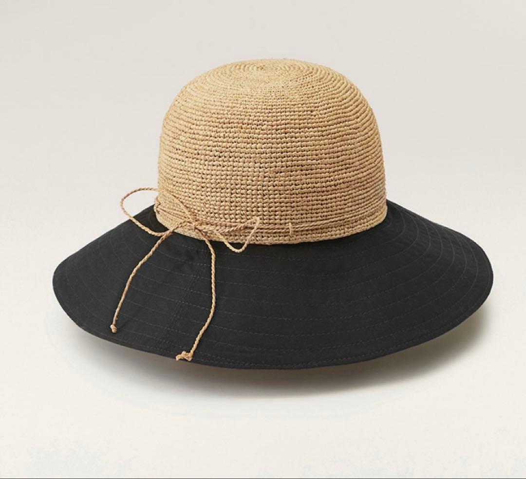 新品✨ヘレンカミンスキー カロラ 麦わら帽子 ラフィア ベージュ ブラック