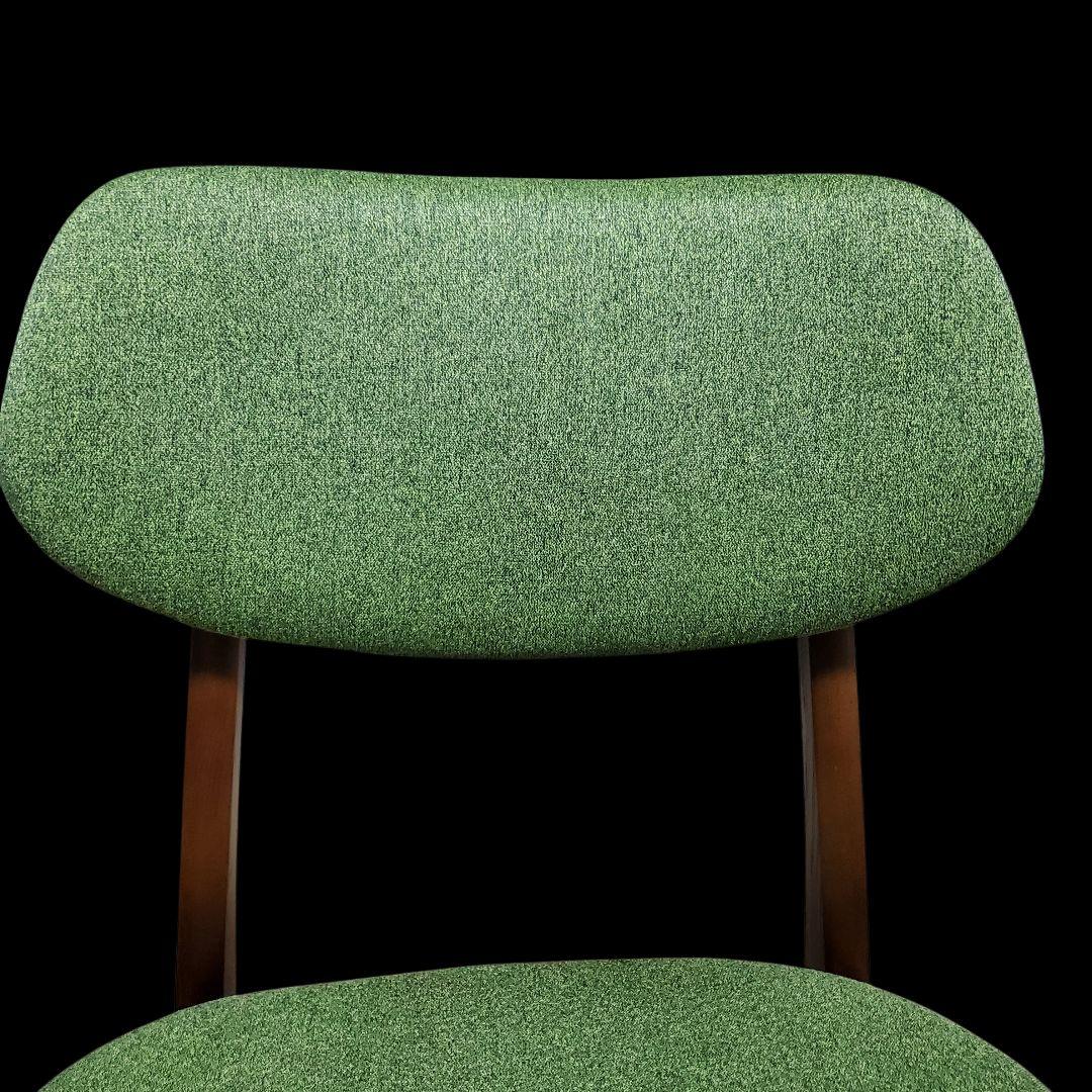 NOCE（ノーチェ） ダイニングチェア RY42 ウォールナット × グリーン