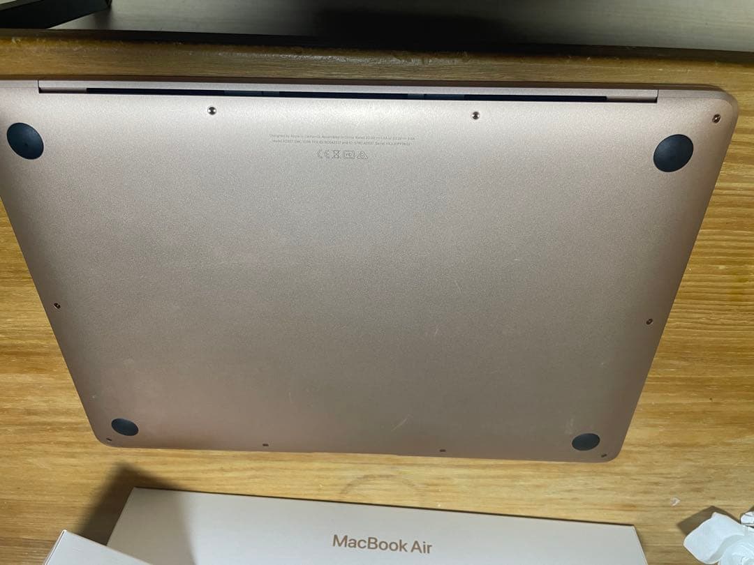 美品　Apple MacBook Air 256GB 13インチローズゴールド