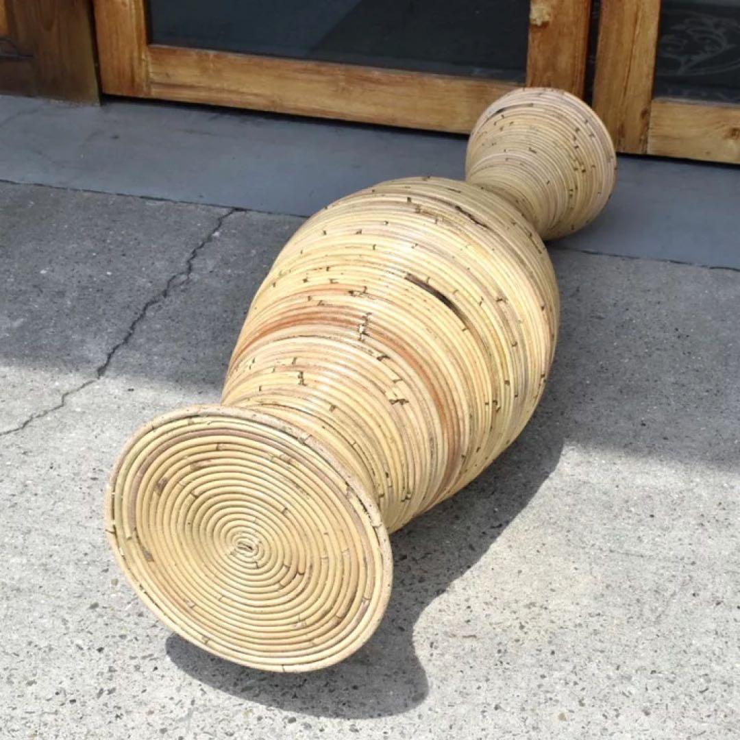 【在庫処分】バリ島ラタンフラワーベース H100cm通常27,500円がなんと！