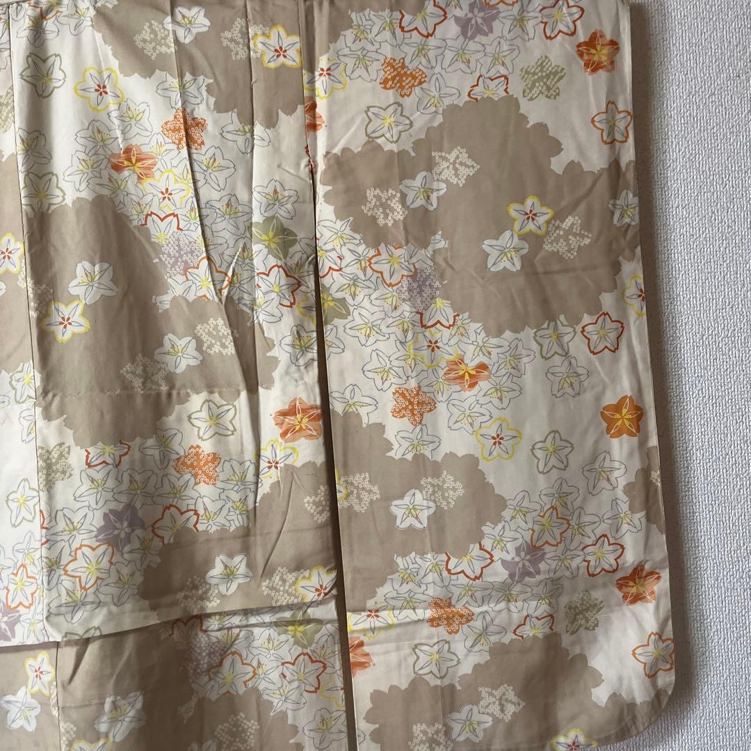 七五三　3歳　着物セット　かのこ　被布　ベージュ