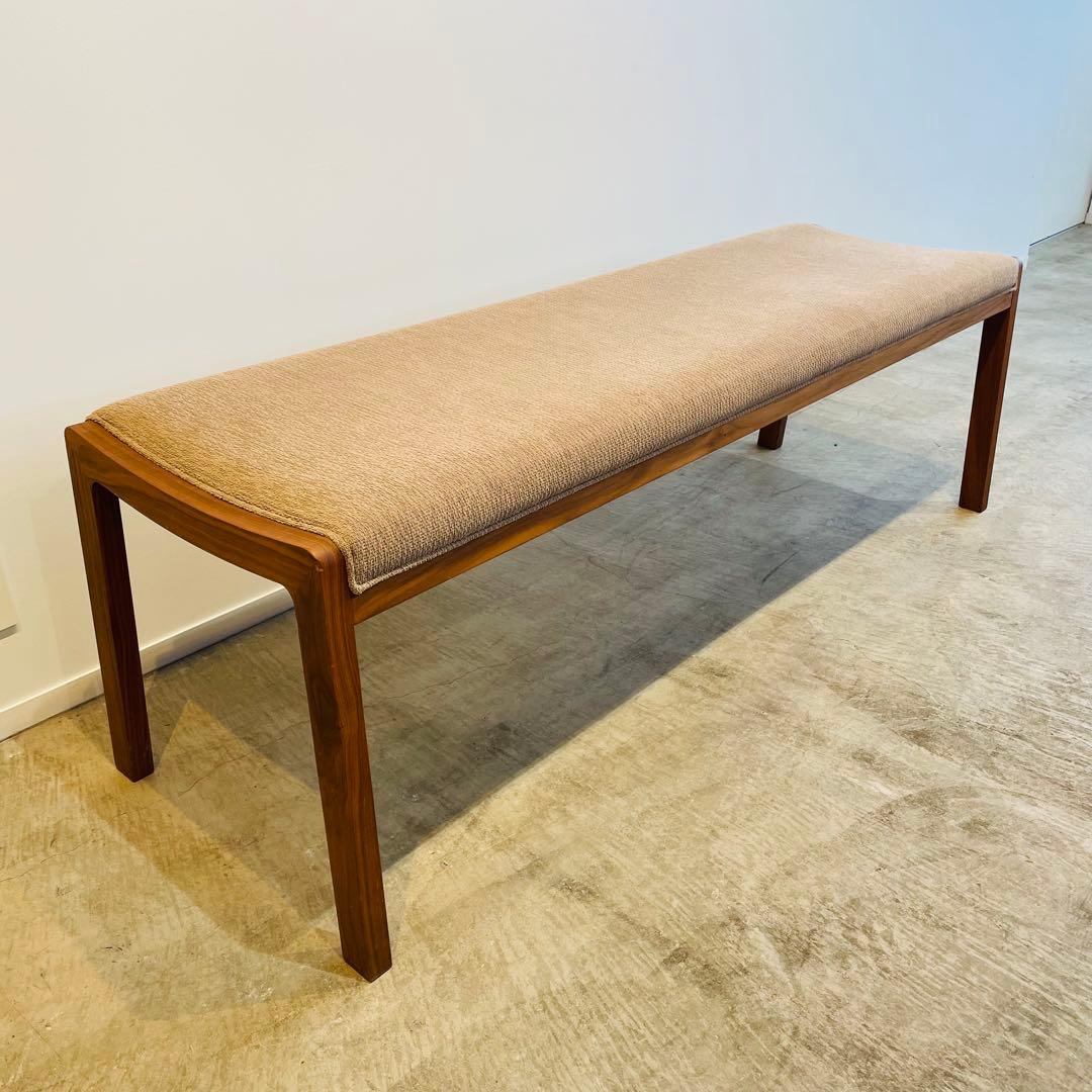 【ウォールナット】無垢 ベンチ 140cm 特注品