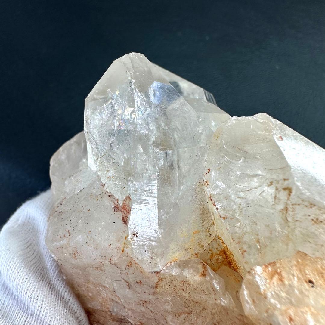 パワーストーン ❗️レインボー ヒマラヤ 水晶クラスター天然石 原石 置物A903