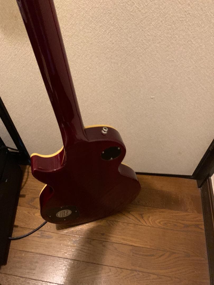 レスポールタイプ エレキギター サンバースト coolz　ジャック割れ　傷あり