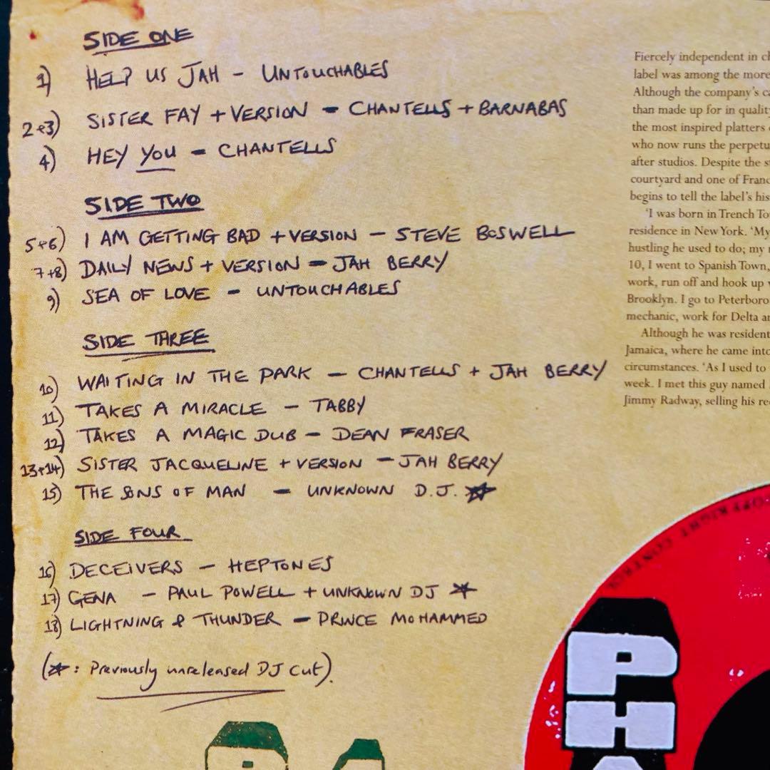 LP盤 THE SOUND OF PHASE ONE / ２枚組　レゲエ