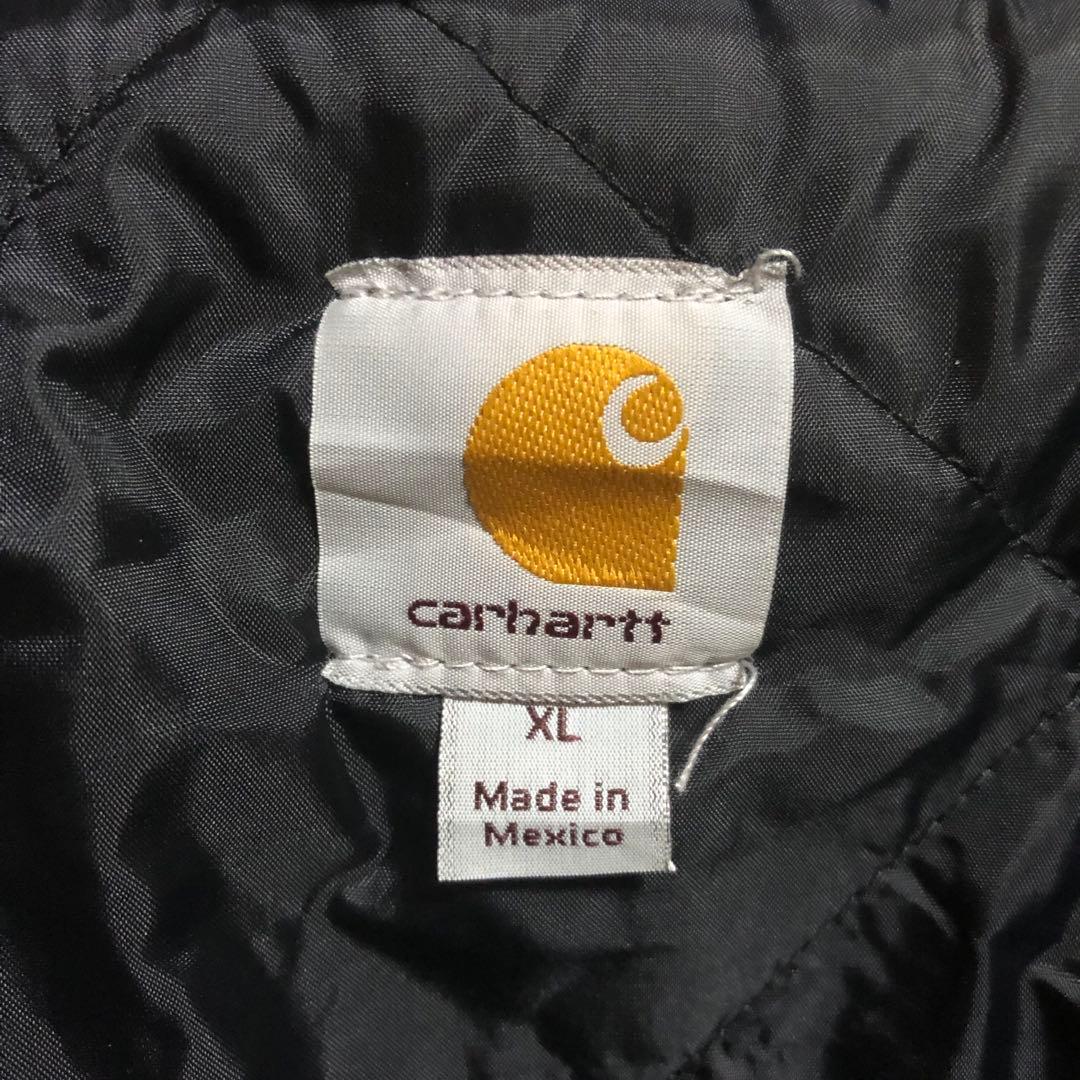 944 メキシコ製カーハートトラディショナルコートダック地企業刺繍USA古着