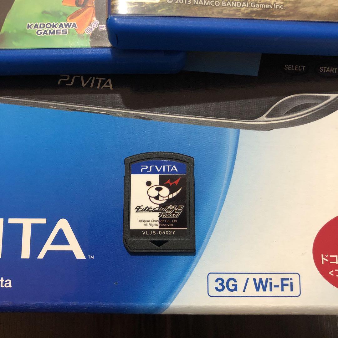 【美品】PlayStation®Vita クリスタル・ブラック 3G/Wi-F…