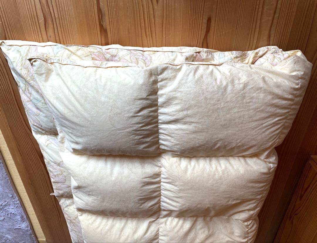 日本製　高級羽毛掛布団　ホワイトグース90%