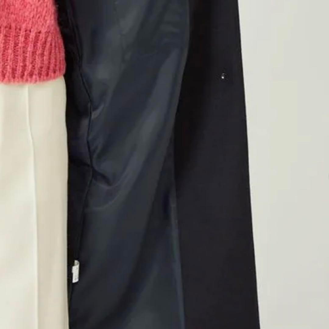 ユナイテッドアローズ レディース メルトンビックカラーコート M ネイビー