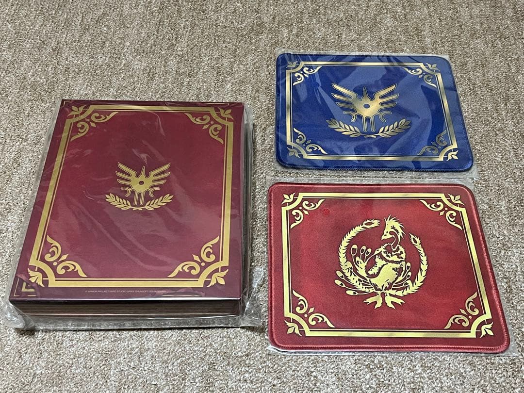 Switch版 ドラゴンクエスト1＆2・3 収納ボックス　マウスパッド２種類