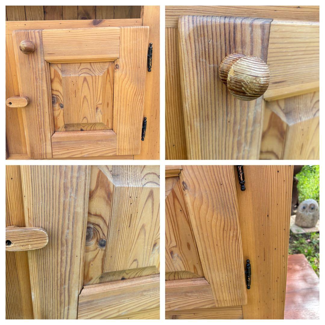 ラスティックパイン　サイドボード　カウンター　オールドパイン　カントリー家具