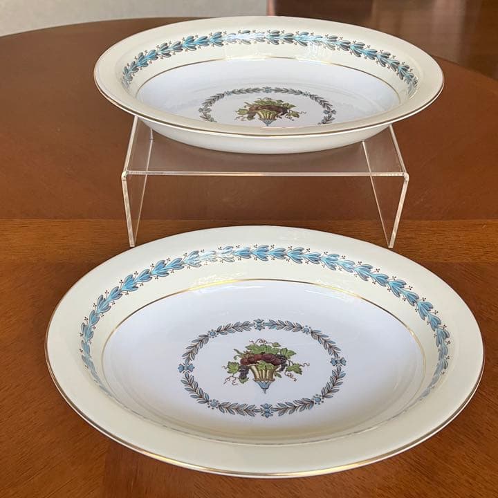 【黒壺美品】ウェッジウッド★アップルドア★オーバル深皿　2枚