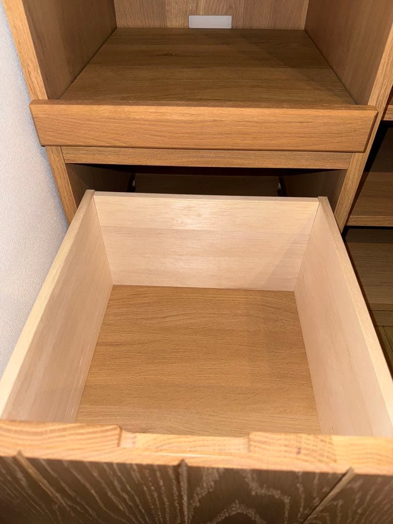 【みお】unico FREDITフレディットW800 食器棚 家電収納棚