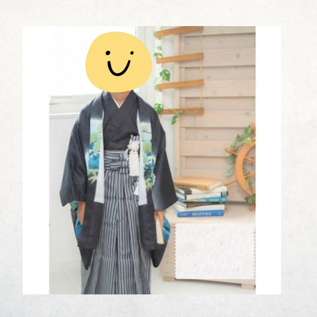 【黒の羽織×鷹×宝船】七五三/5歳/男の子袴セット